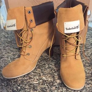 Timberland boots with heel